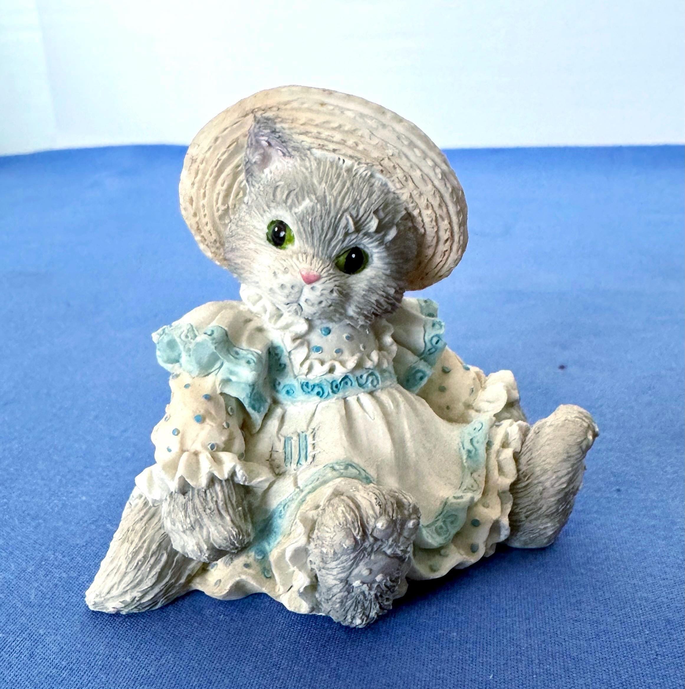 Vintage Calico Kittens by Enesco-you Always Top off My Day, You