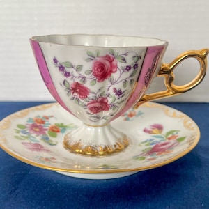 Antique Tea Cup and Saucer Richard Klem Dresden Germany