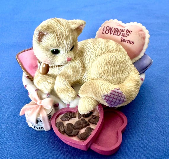 Vintage Calico Kittens by Enesco-a Car Must Be Loved on It's Own