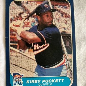 Kirby Puckett 1986 Fleer Baseball Card