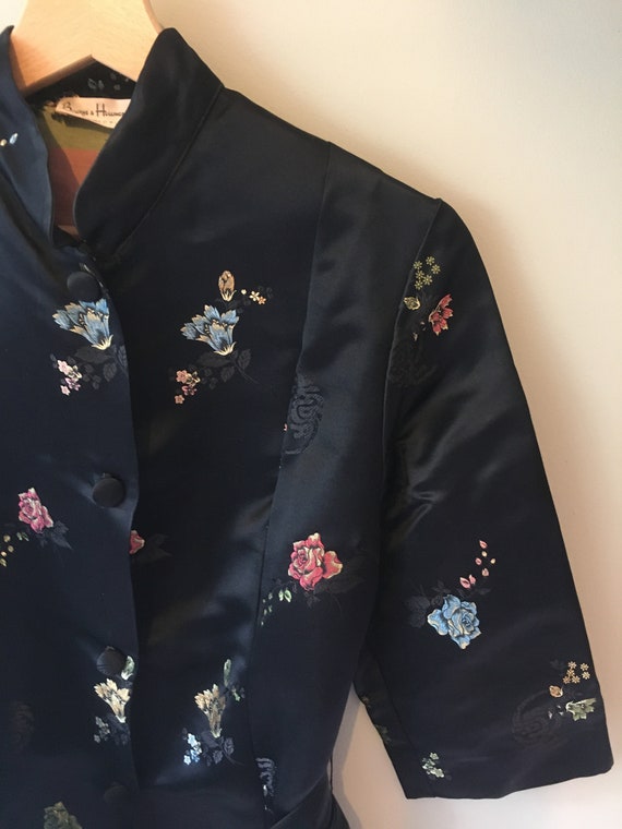 Vintage 60s Chinese silk jacket size S