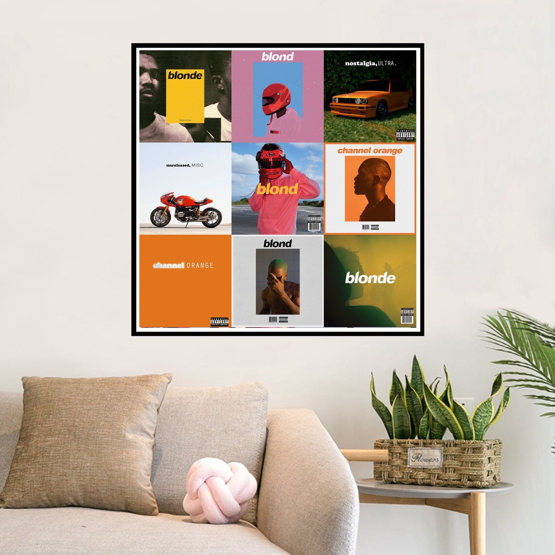 Frank Ocean album cover Music Album Cover Silk Poster | Etsy