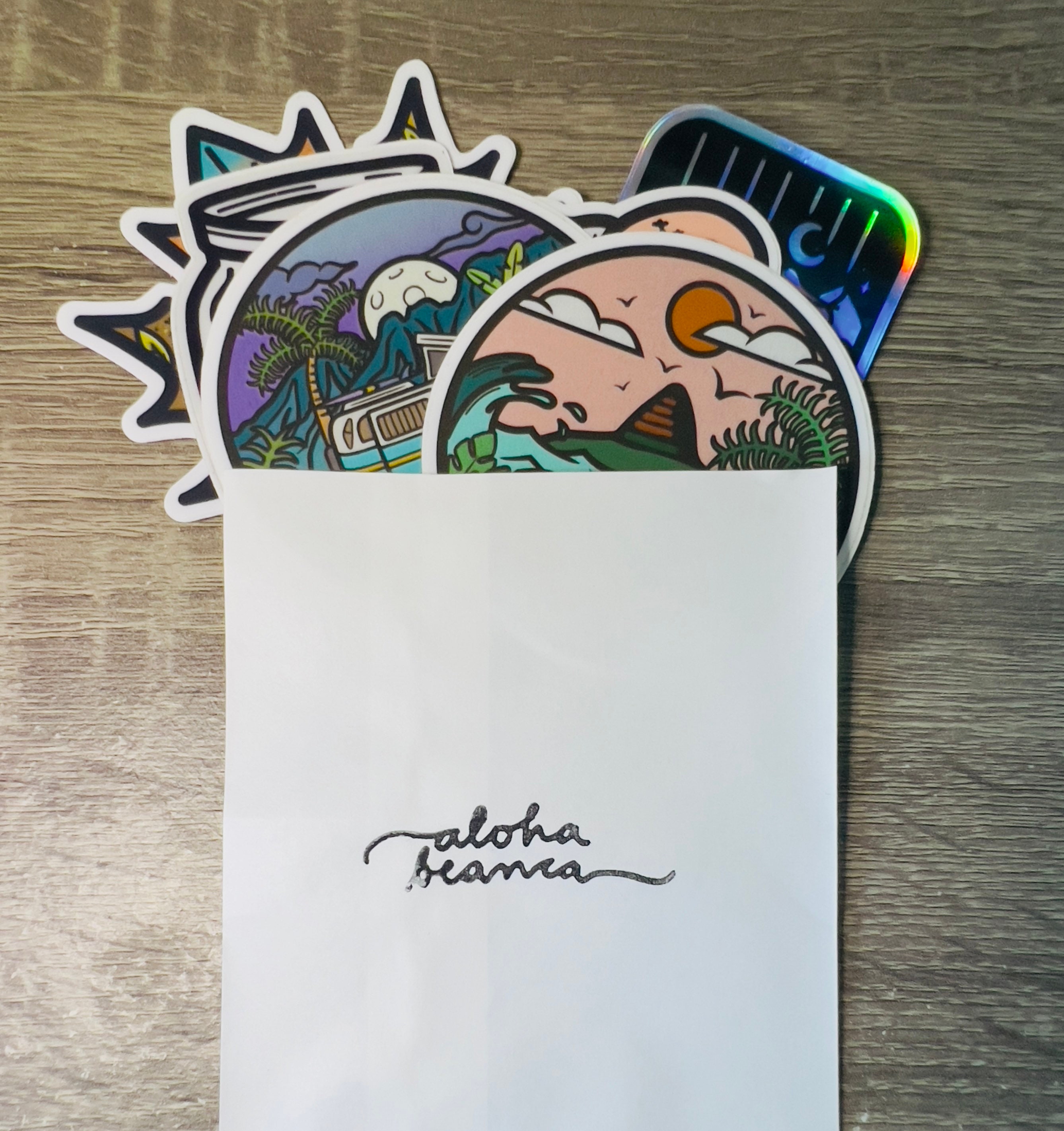 Super Sticker Pack (island Sticker, Mountain Sticker, Hawaii Sticker ...