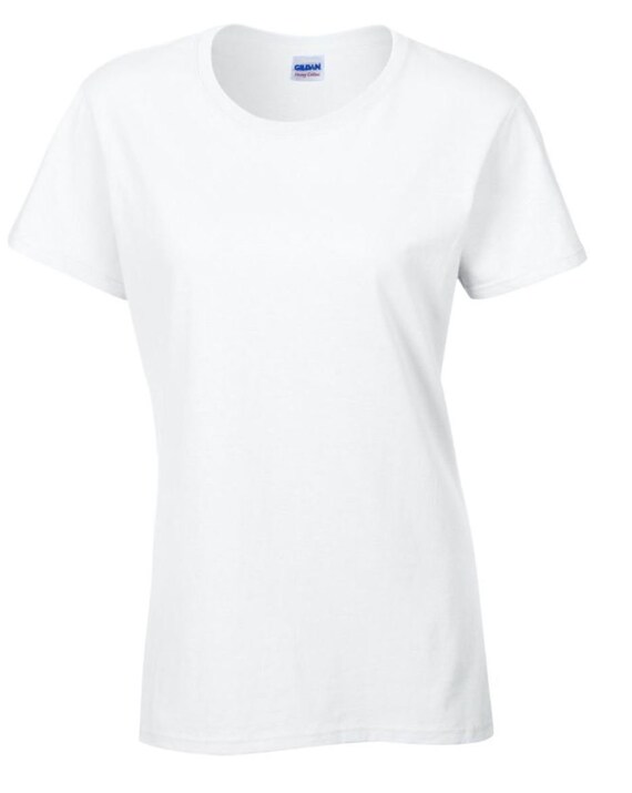 ladies plain white t shirt