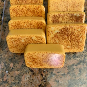 Turmeric Body Soap With Sweet Orange Essential Oil- Variety