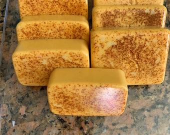Turmeric Body Soap With Sweet Orange Essential Oil- Variety