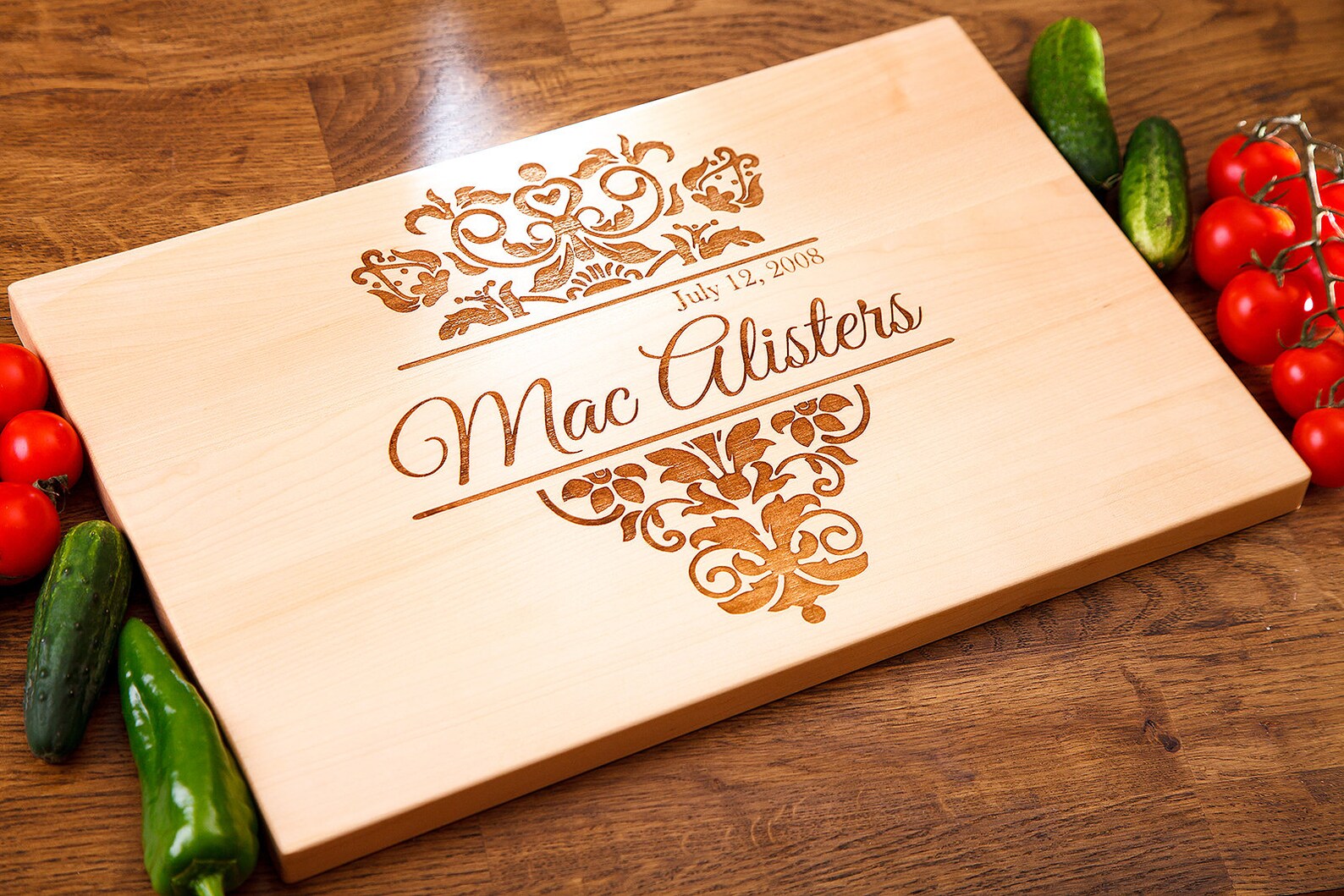 Engraved Cutting Board Retirement Gift Custom Housewarming Etsy