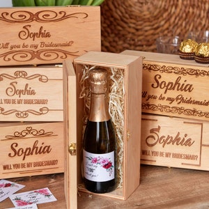 Brautjungfer Geschenkbox, Brautjungfer Geschenk, Will You Be My Bridesmaid, Brautjungfer Geschenkbox, Mädchen der Ehrung