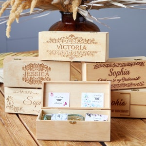 Brautjungfer Vorschlag Geschenkbox, werden Sie meine Brautjungfer sein, Trauzeugin Vorschlag Box, Matrone der Ehre Geschenk, Blumenmädchen Geschenk