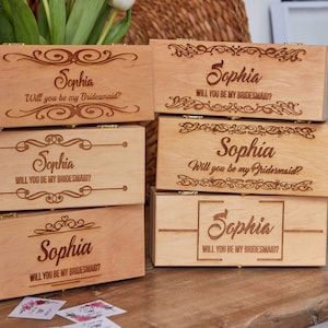 Bridesmaid Proposal Box Set, Maid of Honor Proposal, Matron of Honor Proposal, Will You Be My Bridesmaid Box, Bridesmaid Proposal Gift