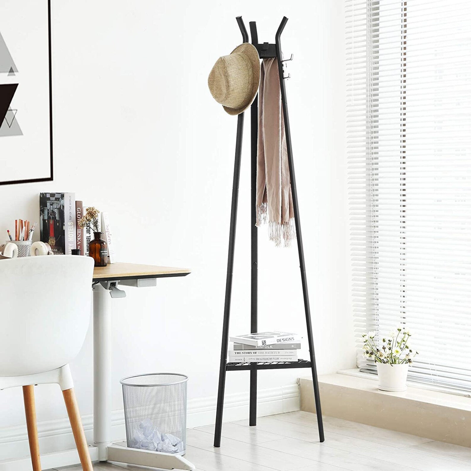 Metal Coat Stand Vintage Entrance Coat Rack Tree Industrial Etsy