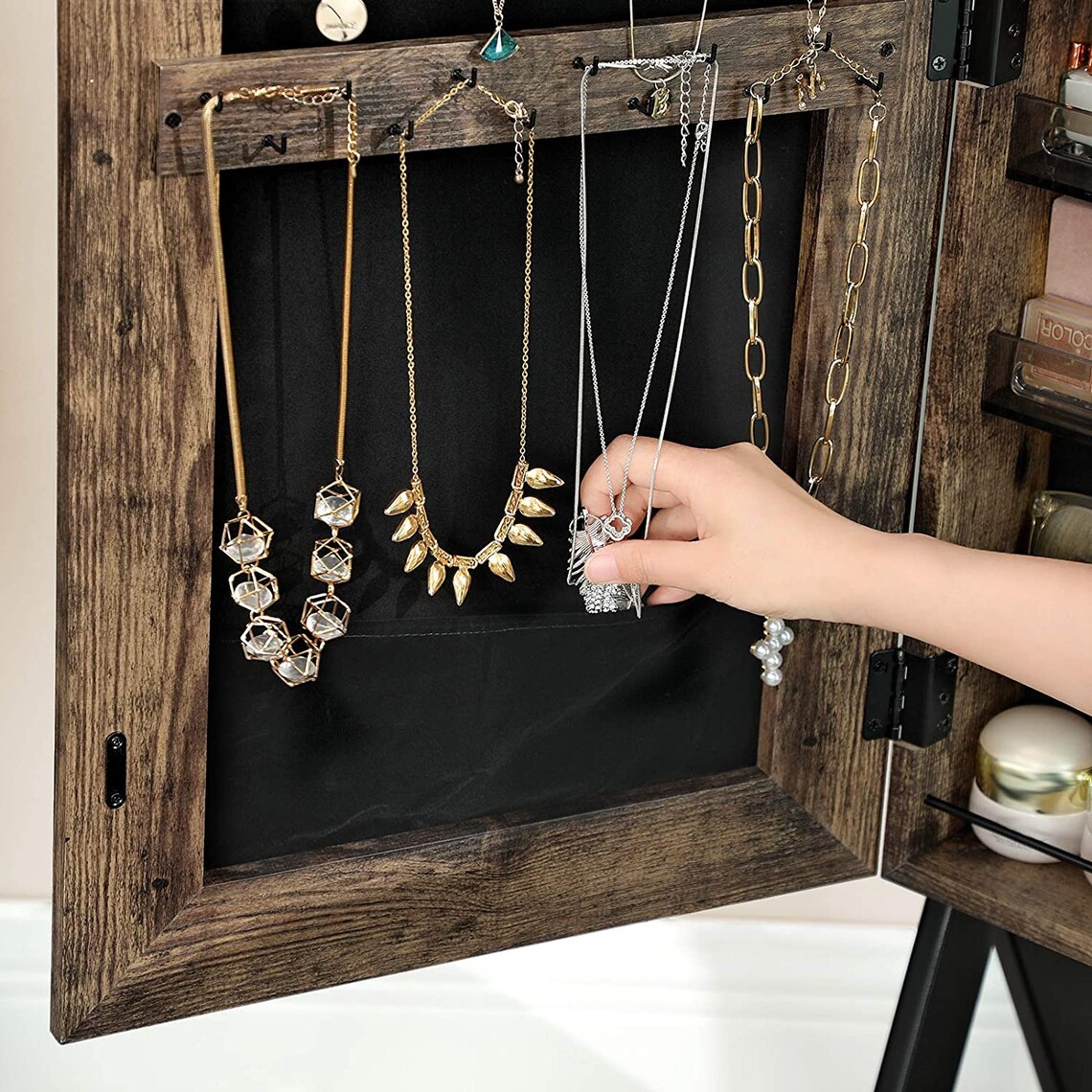 Armoire de joyería con cerradura de estilo industrial con | Etsy