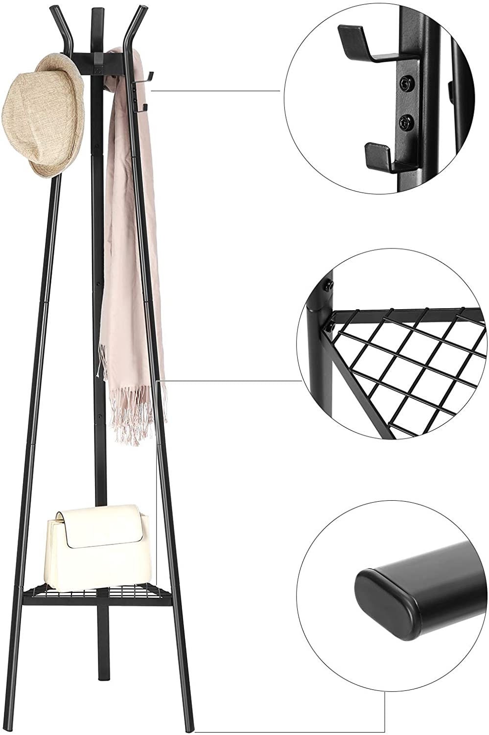 Metal Coat Stand Vintage Entrance Coat Rack Tree Industrial Etsy