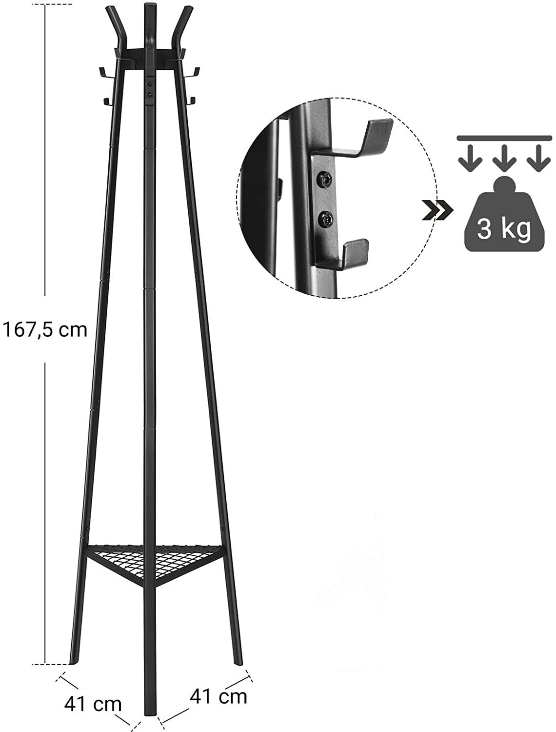 Metal Coat Stand Vintage Entrance Coat Rack Tree Industrial Etsy