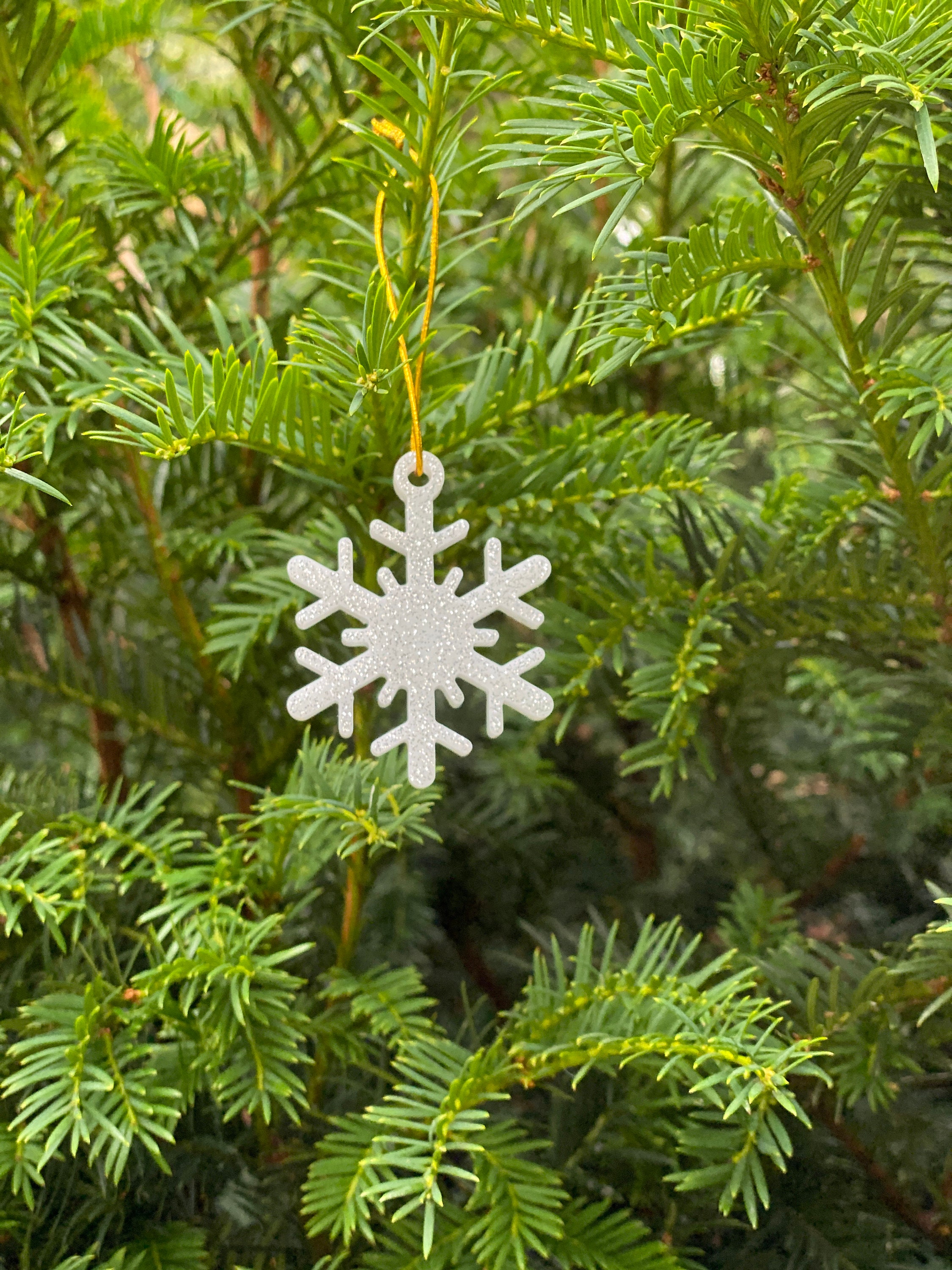 Christmas snowflake tree decoration Christmas Ornaments Etsy