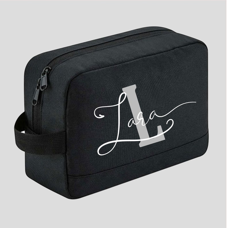 Toiletry bag/toiletry bag personalized, cosmetic bag with name, gift with name image 3