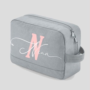 Toiletry bag/toiletry bag personalized, cosmetic bag with name, gift with name