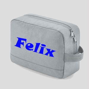Toiletry bag/toiletry bag personalized, cosmetic bag with name, gift with name image 5