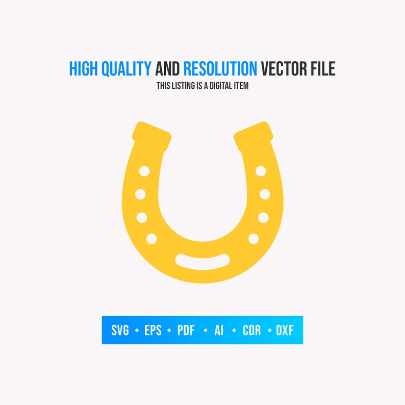 Download Horseshoe Svg Horseshoe Vector Horseshoe Horseshoe Cut Etsy