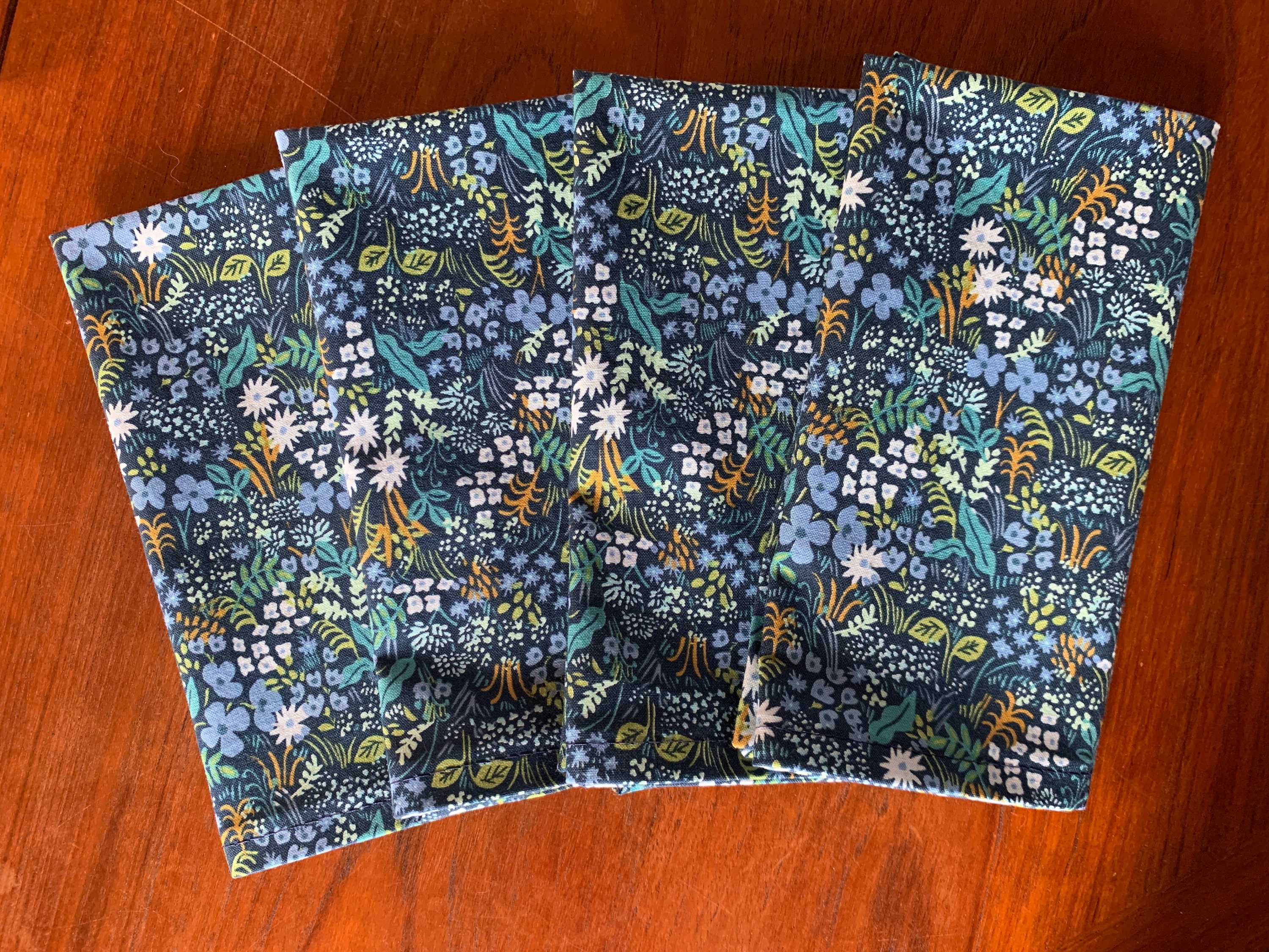 Everyday Cloth Napkins Choose Your Pattern Set of 4. 100 Etsy