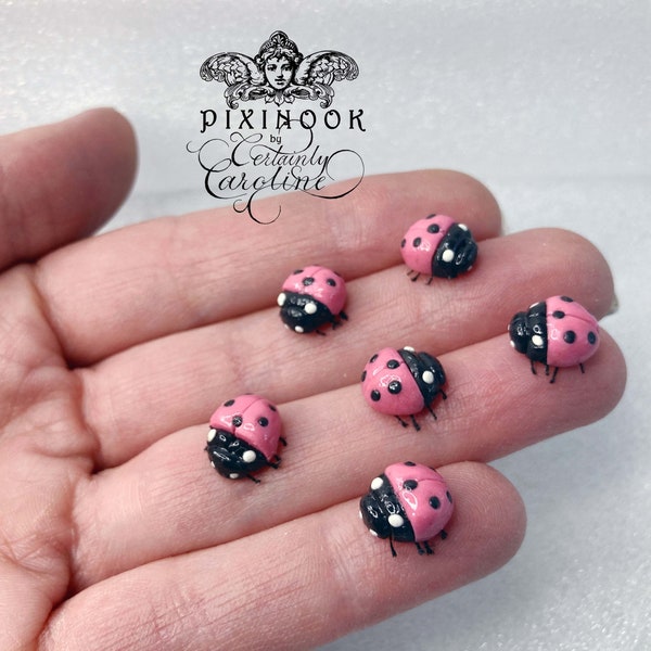 Ladybug Figurine Etsy