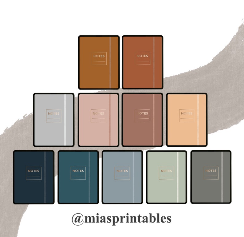 20 Boho Digital Notebook Covers Goodnotes Digital Notebook Etsy