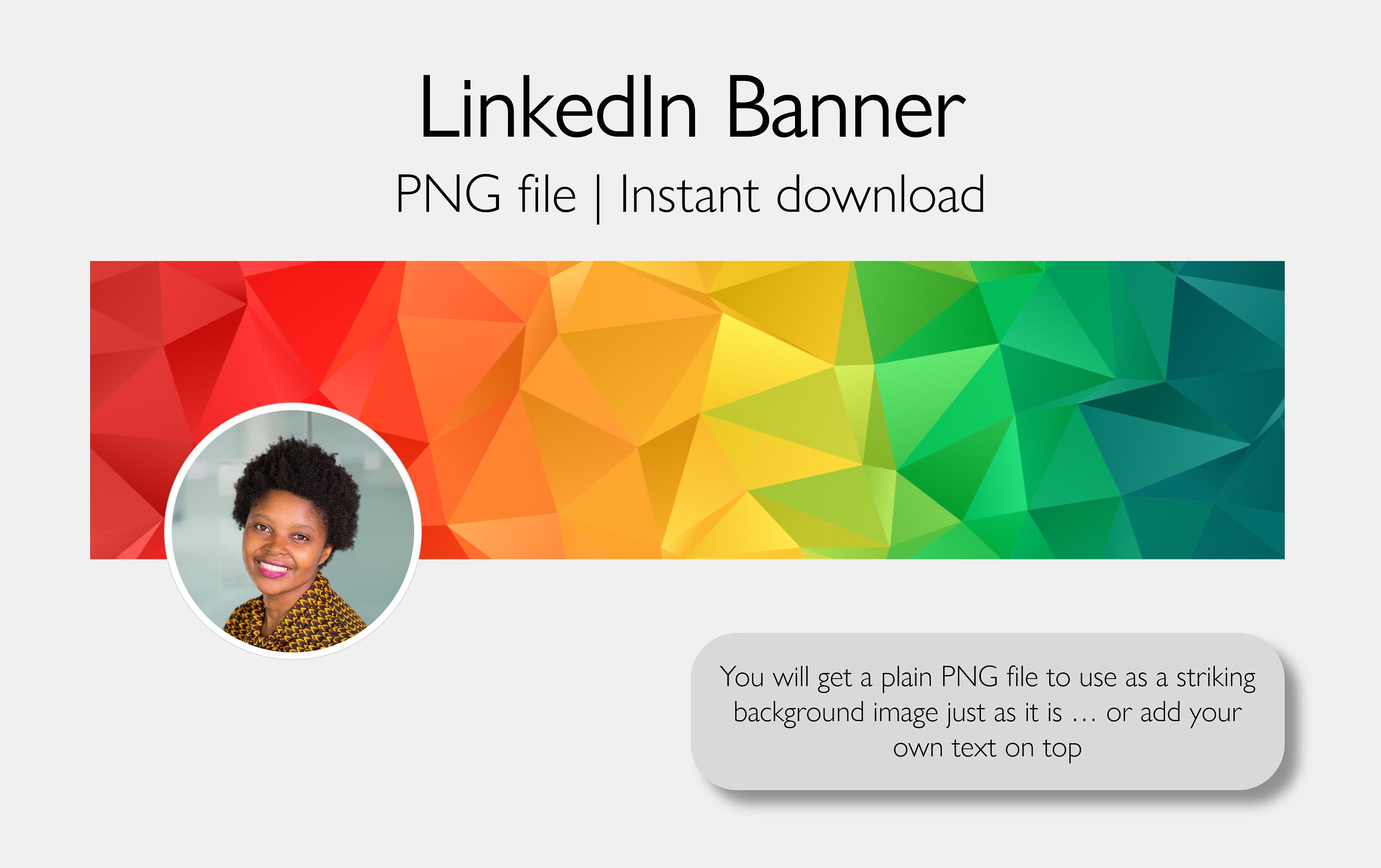 LINKEDIN BANNER for your LinkedIn personal profile Reflect Etsy