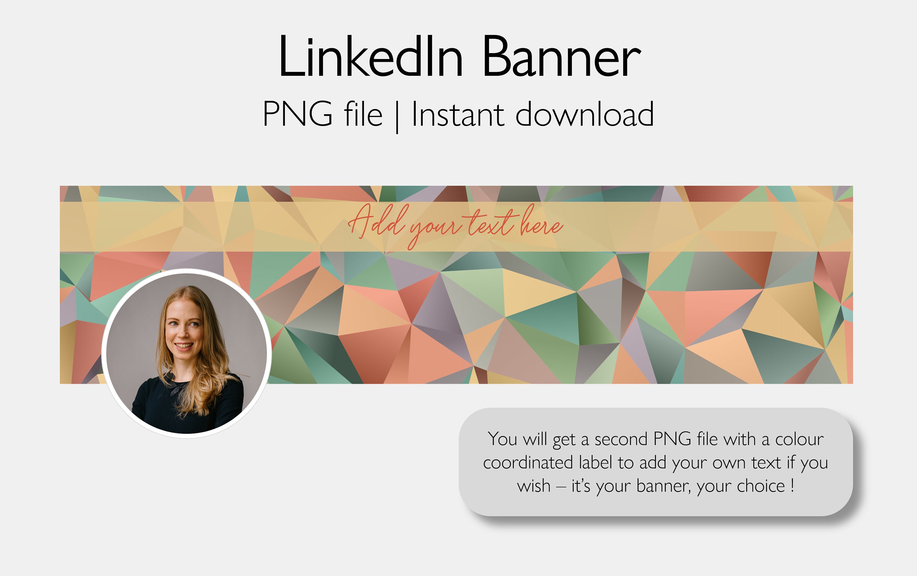 LINKEDIN BANNER for your LinkedIn personal profile Reflect Etsy