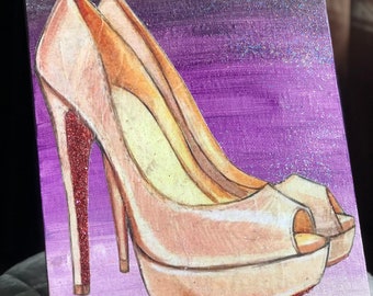 Pintura inspirada en Christian Louboutin