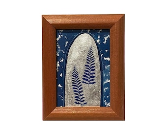 Framed Ferns Cyanotype | Fine Art by Cory Rocio Carrasco
