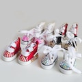 17cm Plush Doll Shoes Doll Bling Rhinestone Sneakers 3.5cm Shoes for Monster Plush Doll