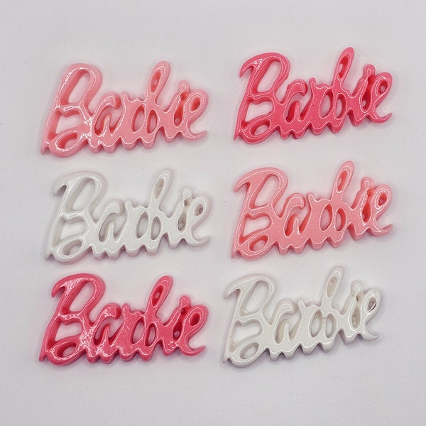5 Pcs Barbie Resin  Flat Back Cabochon, Charms, DIY, Kawaii, Cabochons Charms,  #CAB100