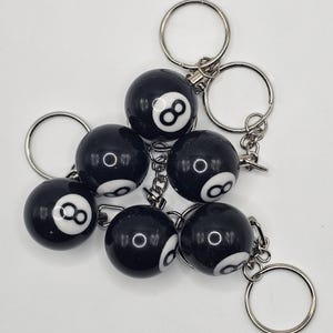 Pool Ball 8 Ball Billard Snooker Schlüsselbund Schlüsselanhänger