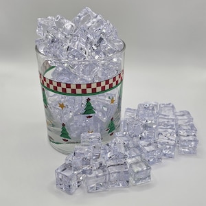 6/15 Pcs Acrylic Ice Cube Chunks, Acrylic Blocks, Faux Ice Cubes, Cabochons #CAB121
