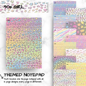 90s Girl | notepad | see images for details