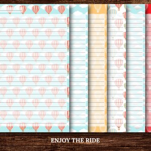 Enjoy the Ride: MObC Notepad | 30 pages | Every Page is Different | READ DETAILS