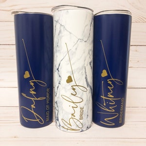 Custom Personalized Name Tumbler | Girl&#39;s Trip Tumbler | Stainless Steel Cup Straw | Bridesmaid Gift | Wedding | Mothers Day | Birthday Cup