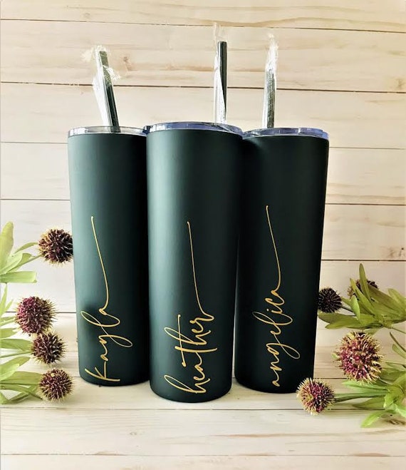 Bridesmaid Gift, Personalized Tumbler, 20oz Stainless Steel