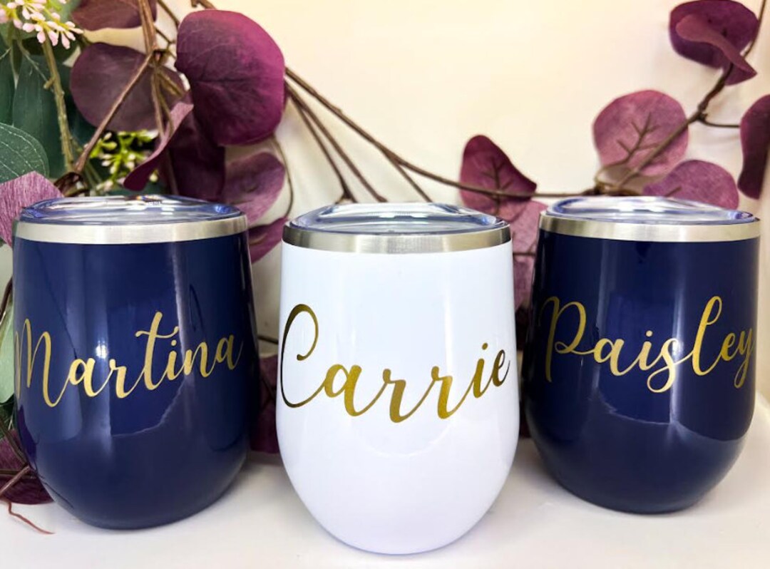 Champagne Flutes, Bridesmaid Tumbler, Custom Tumbler, Bridesmaid Gift Wine  Tumbler, Personalized Tumbler, Bridesmaid Proposal - Yahoo Shopping