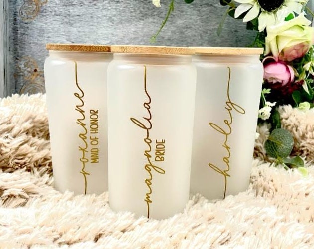 Customized Frosted Glass Tumbler