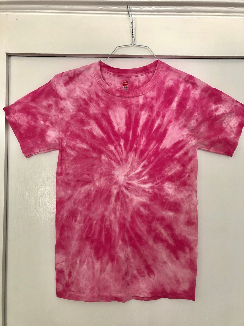 pink tie dye shirt