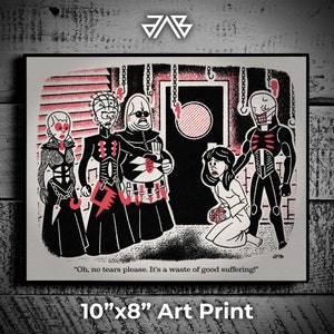 Hellraiser - &quot;Lil&#39; Gory Book&quot; - 8x10 Art Print