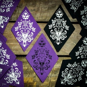 Haunted Mansion - Patch sur toile de papier peint effrayant