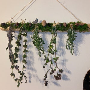 Reiki-Charged Herb Drying Rack