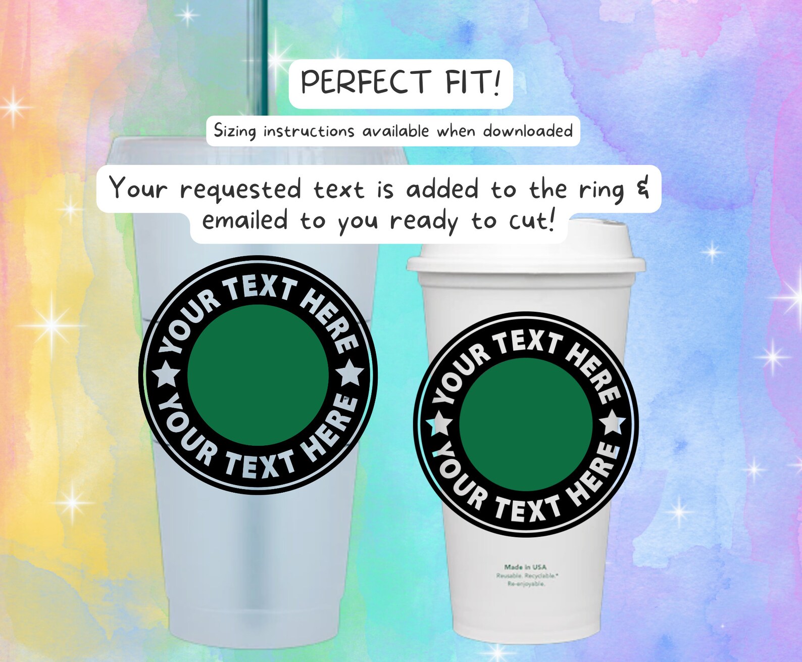 Custom Cold Cup Svg Reusable Cup Svg Color Changing Cup Svg Etsy Canada