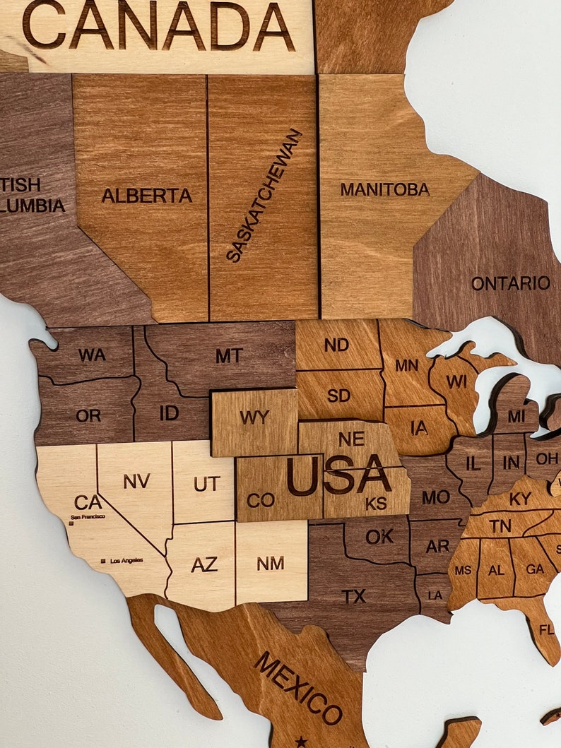 World Wooden Wall Map 3 D Wood - Il 794xN.4664340090 Q0vm 