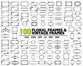 Download Vintage Border Svg Etsy