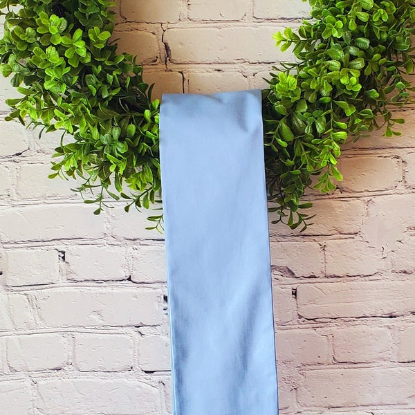 CANDY BLUE Wreath Sash, Wreath Sash, Door Hanger, Blanks for Embroidery, Home Decor, Easter
