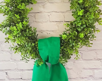 KELLY GREEN Wreath sash, wreath sash, , Easter, Baby shower, Easter basket, Embroidery, Machine Embroidery, Gameday sash