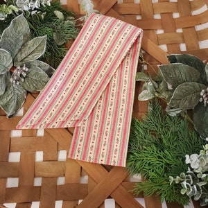 CANDY CANE wreath sash, Farmhouse Wreath Sash,Wreath Sash,Door Hanger, Blanks for Embroidery, Home Decor,Christmas, Holiday, Christmas Decor